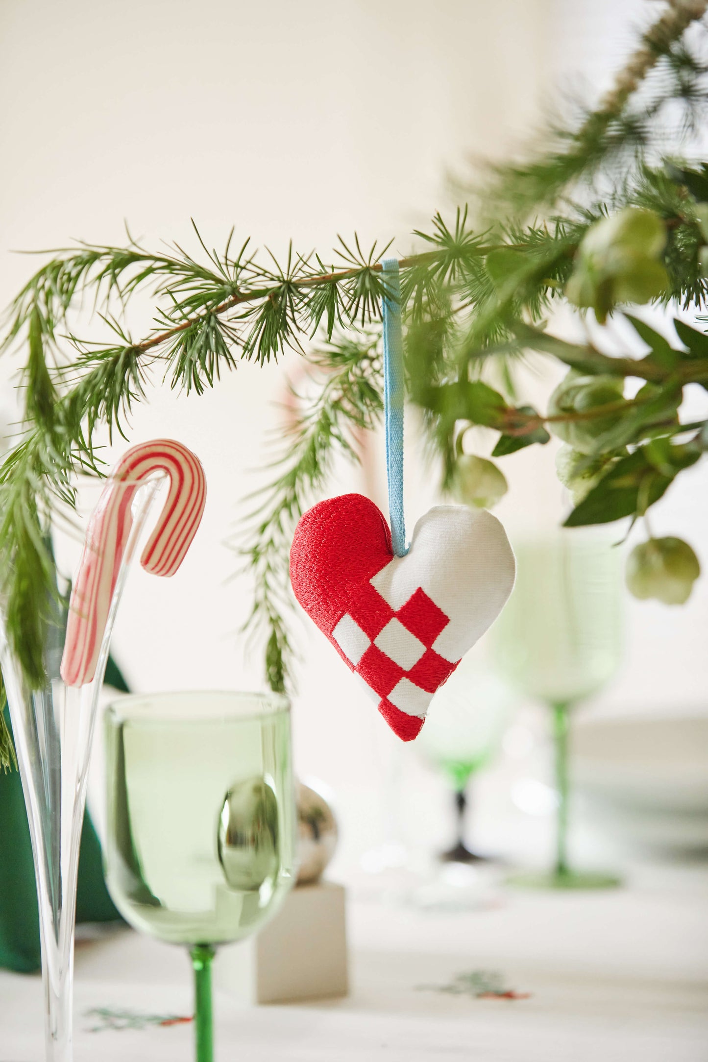 Broderede Julehjerter