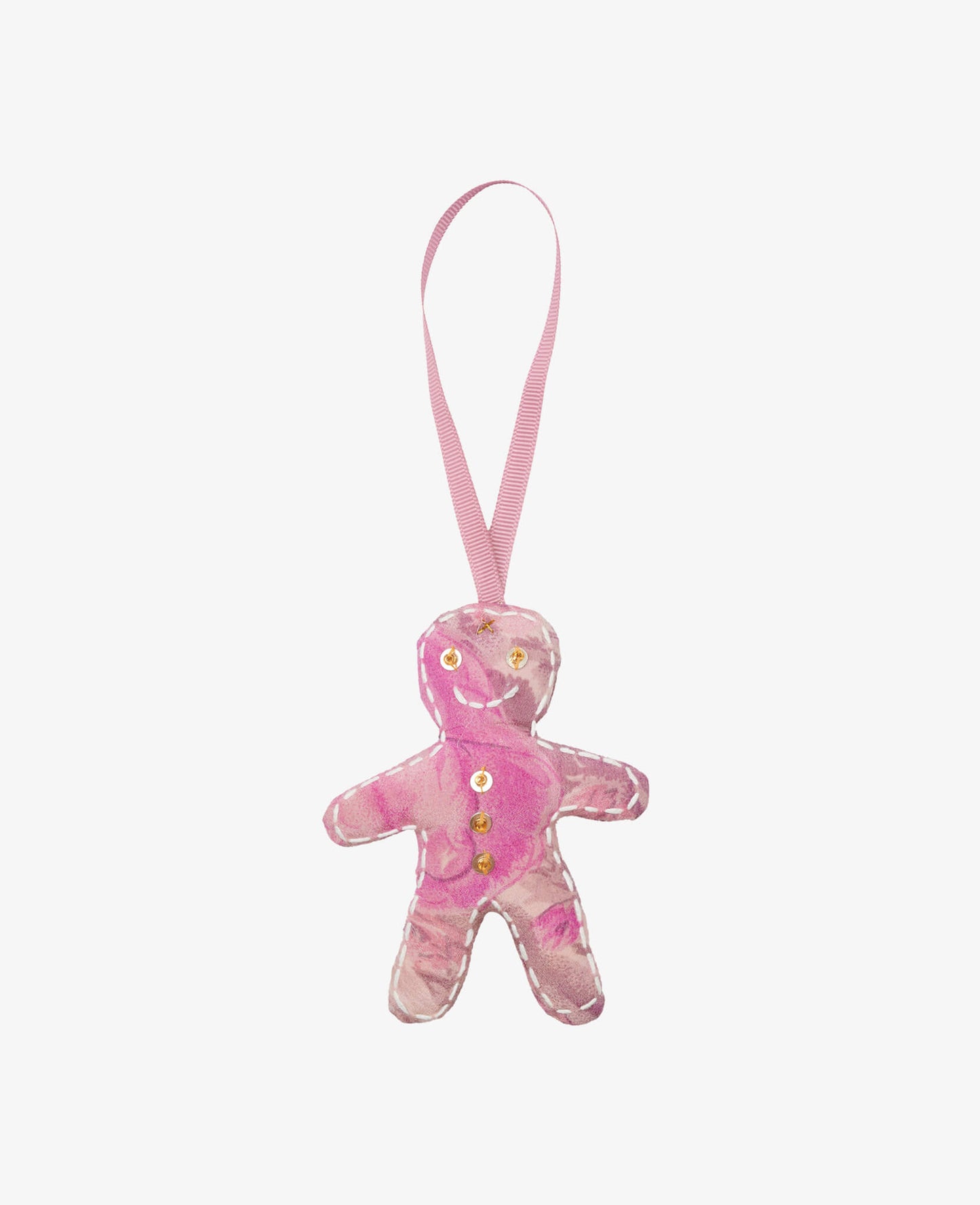 Gingerbread Silk Ornament