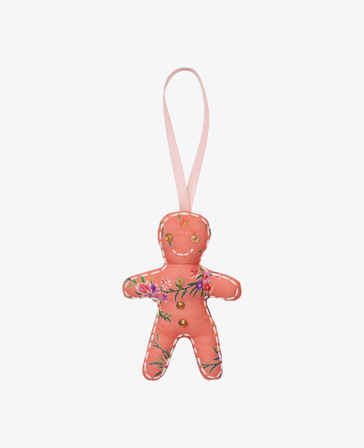 Gingerbread Silk Ornament