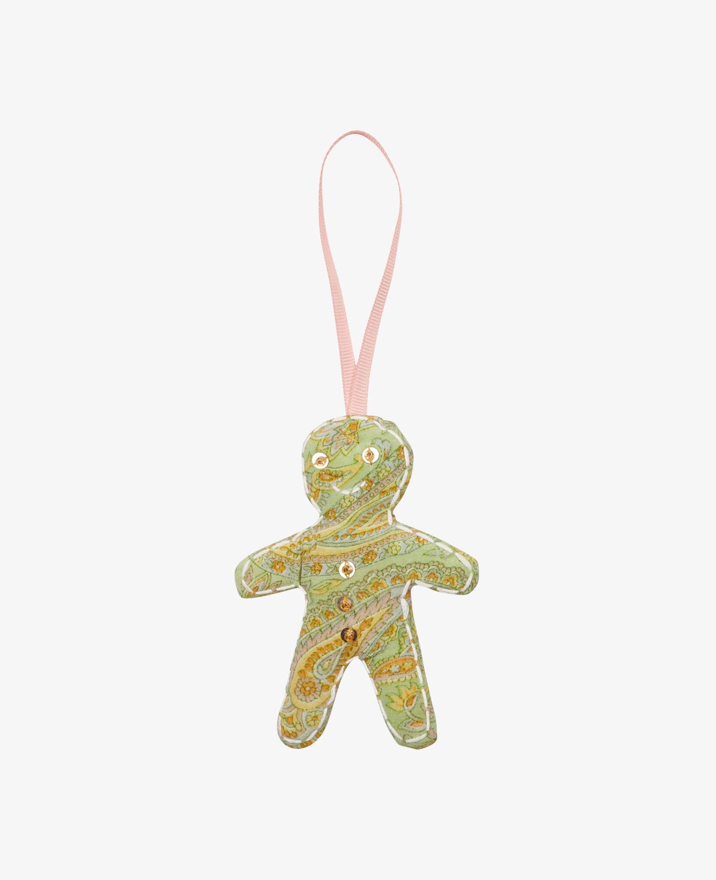 Gingerbread Silk Ornament