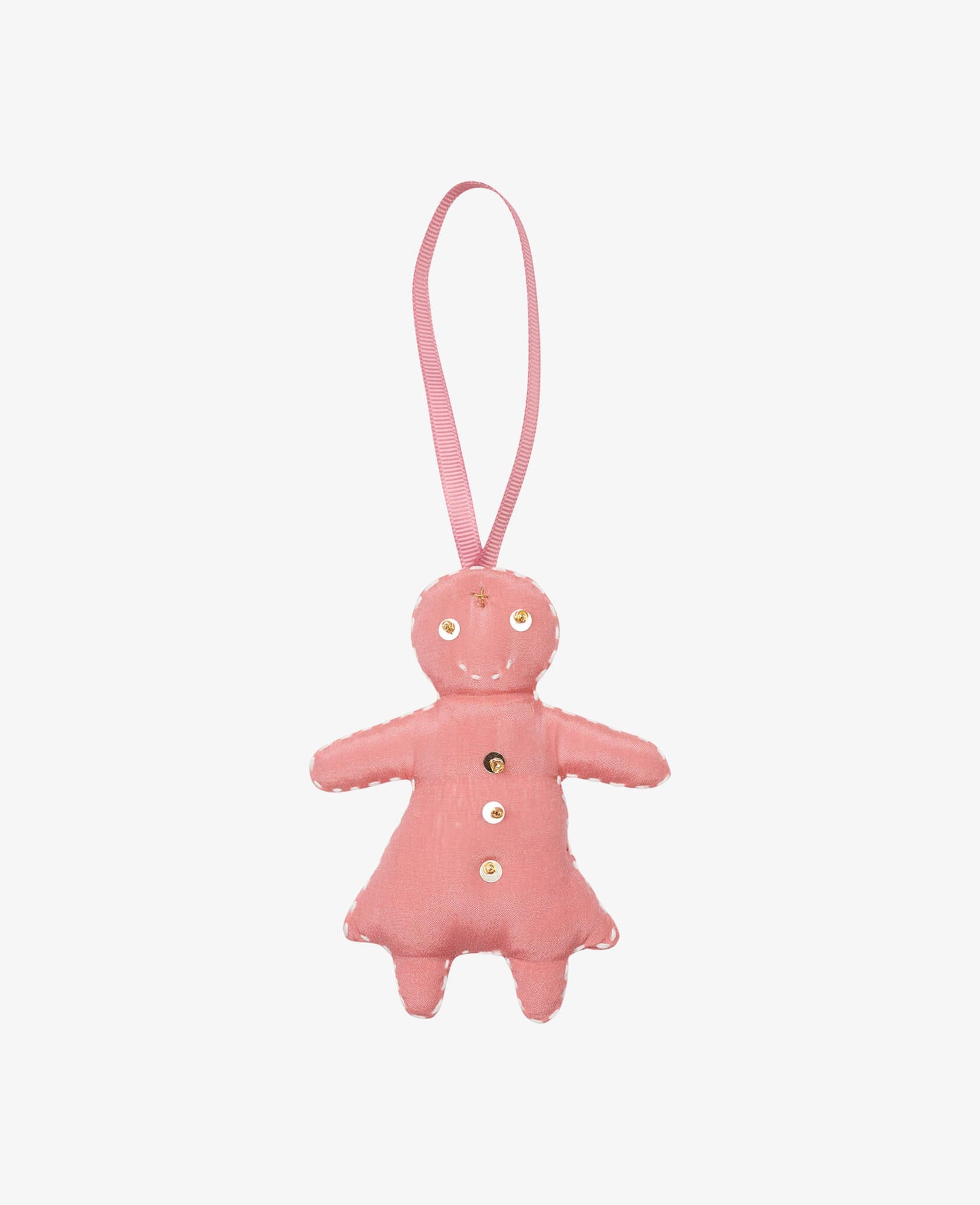 Gingerbread Women Silk Ornament