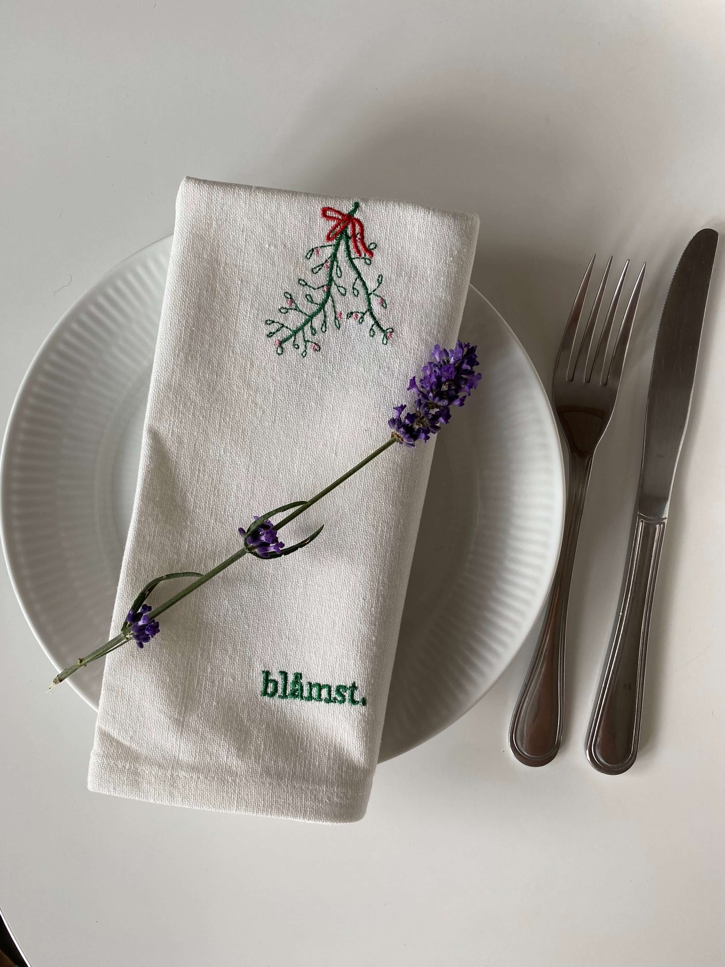 Mistletoe Stofservietter (2-pak
