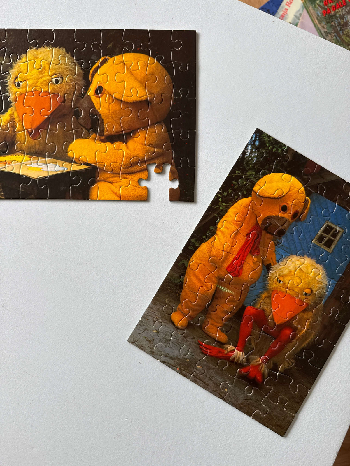Bamse og Kylling 2-i-1 puslespil