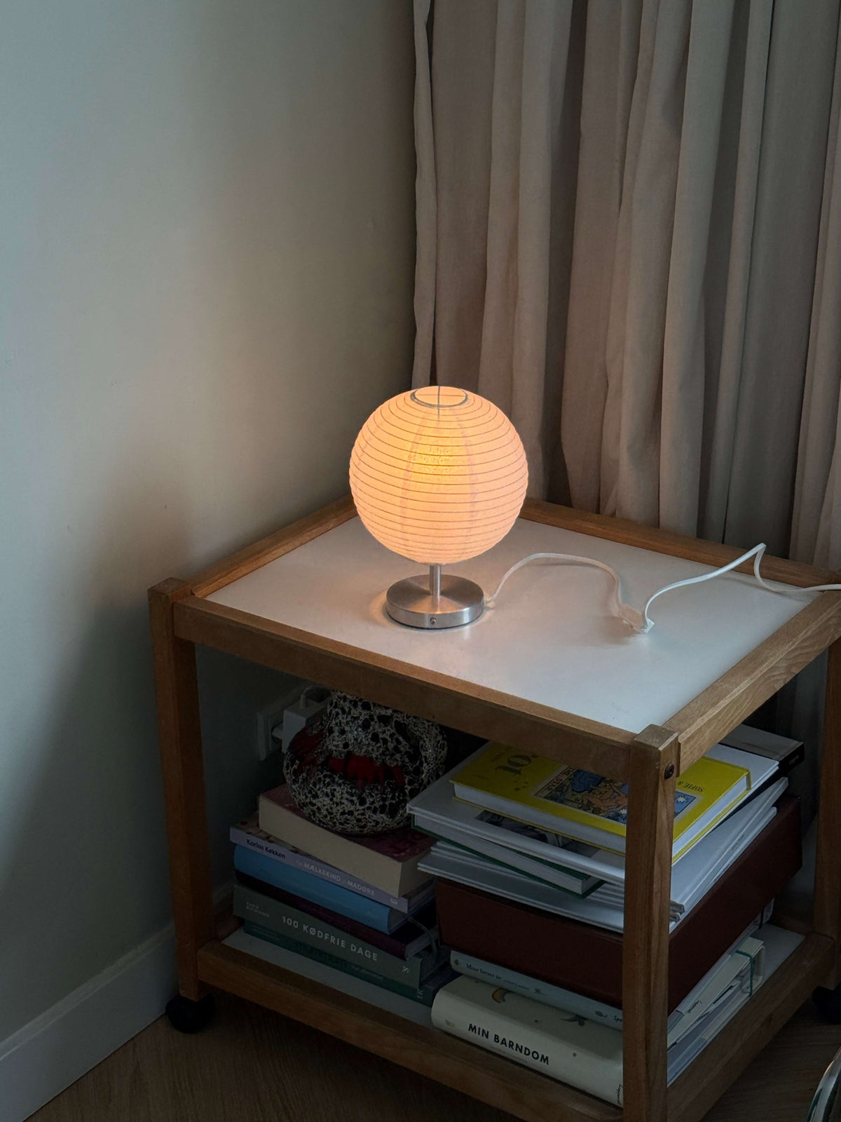 IKEA rispapir bordlampe