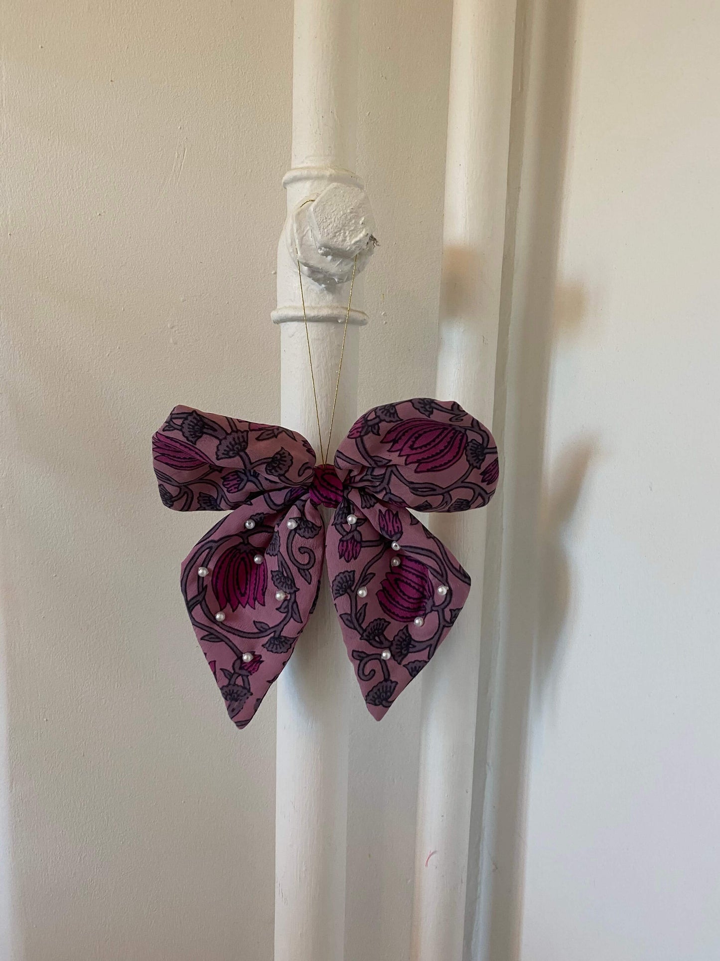 Bow Silk Ornament