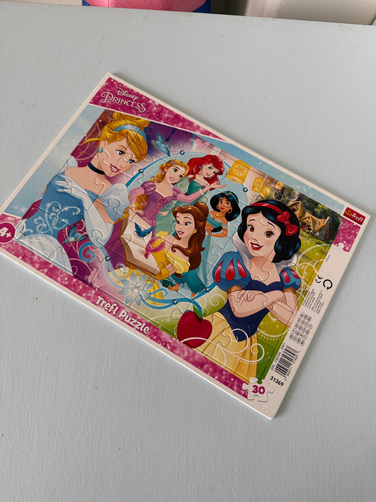 Disney prinsesse puslespil – 30 brikker