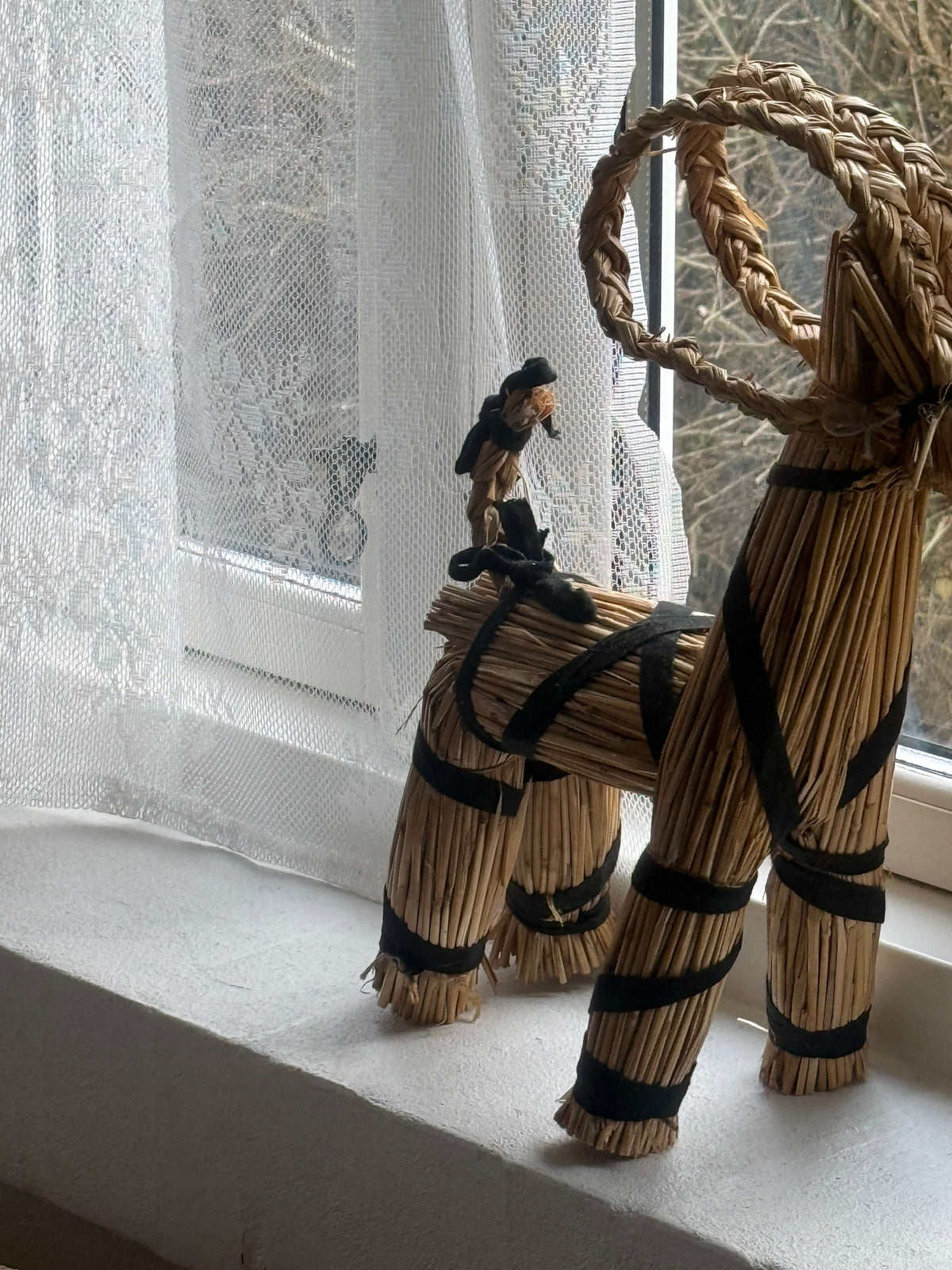 Stor julebuk i halm