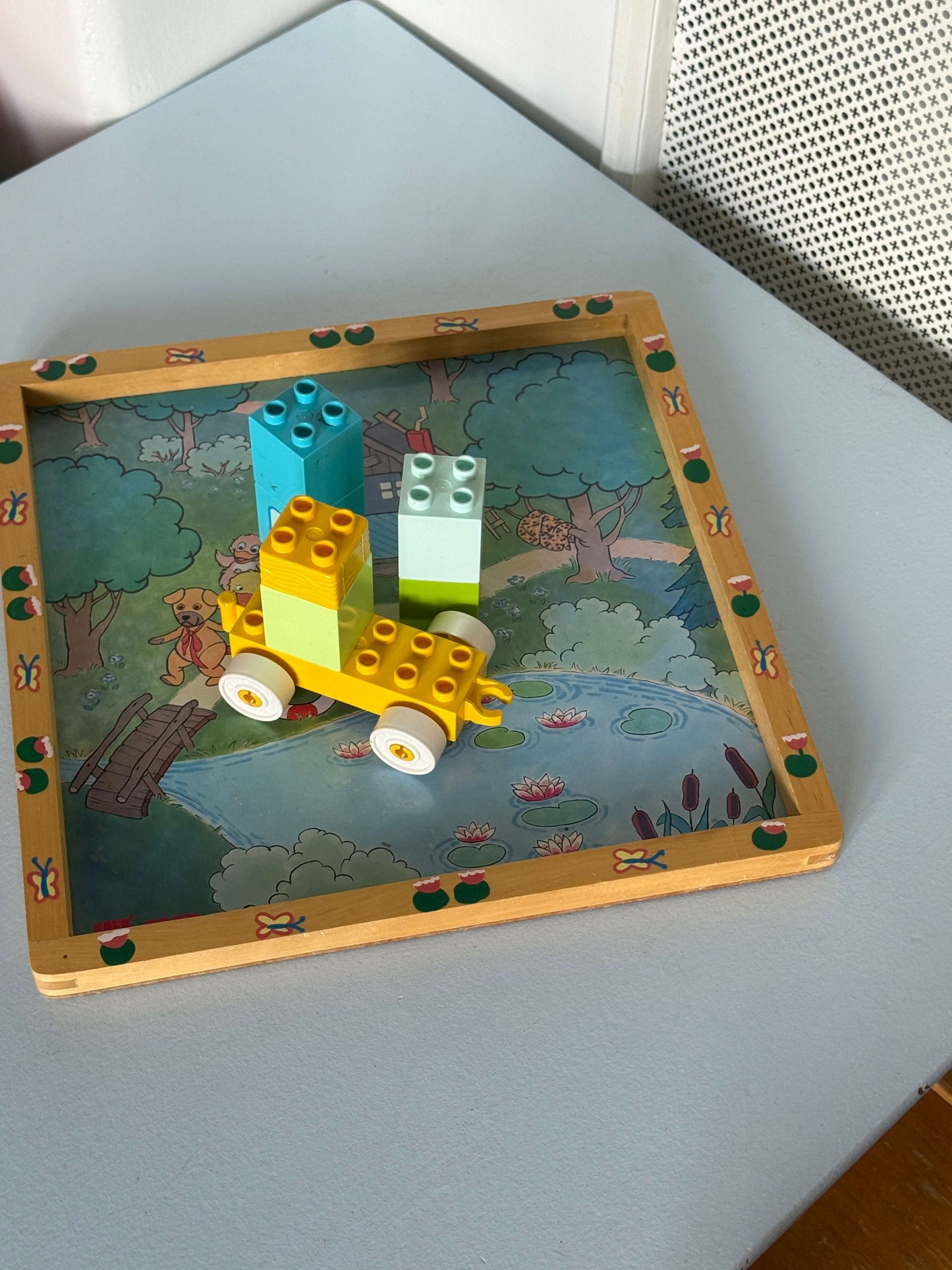 Bamse, Kylling og Ælling træbakke