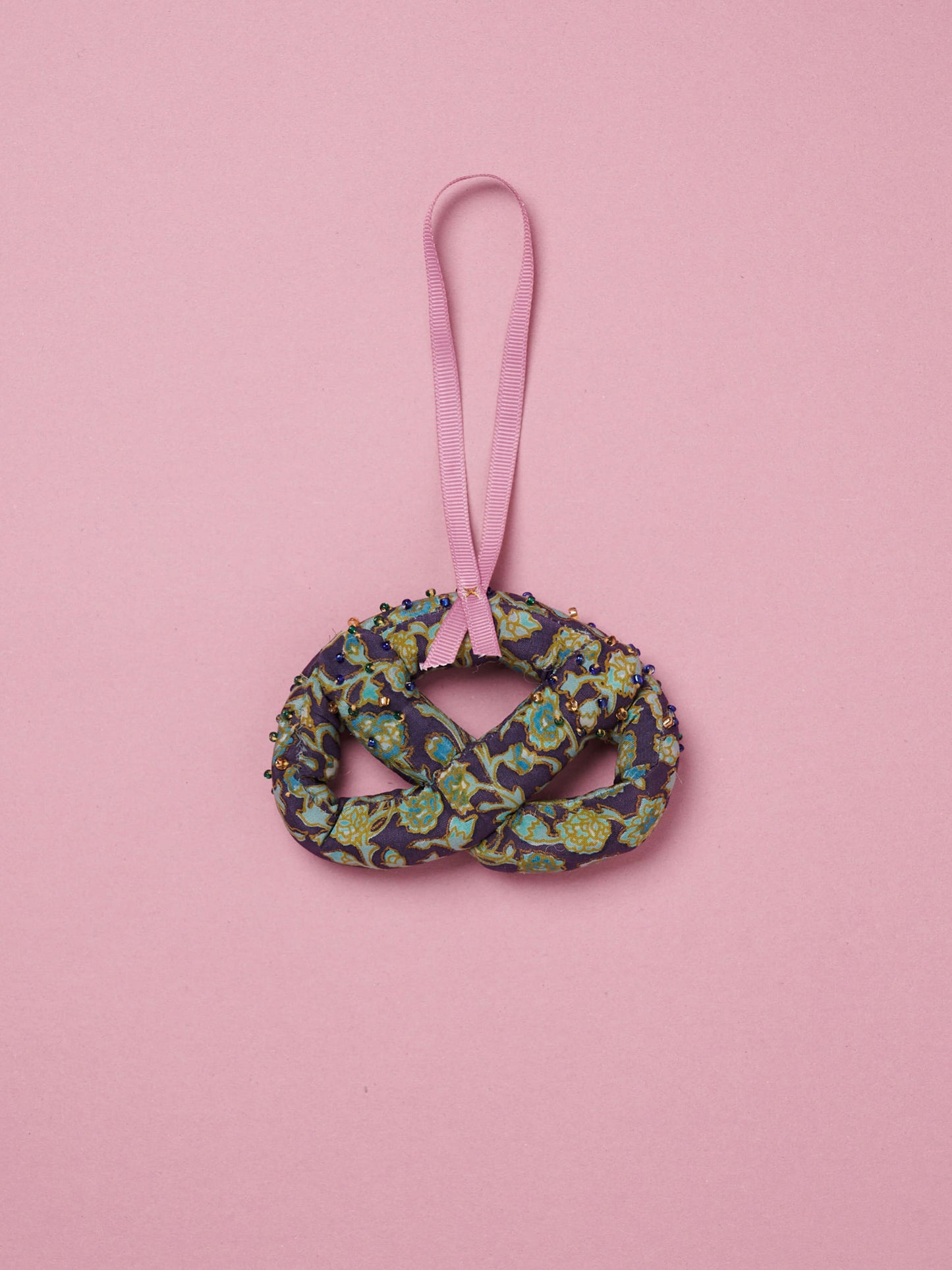 Pretzel SILK Ornament
