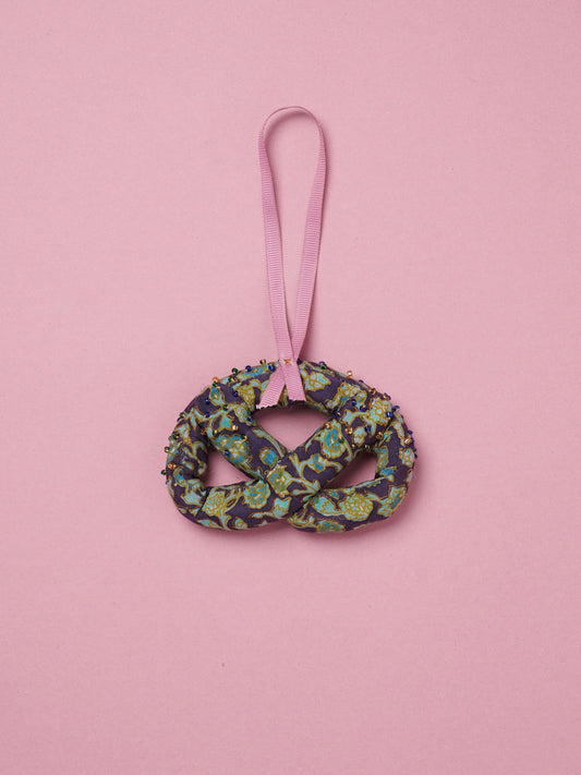 Pretzel SILK Ornament