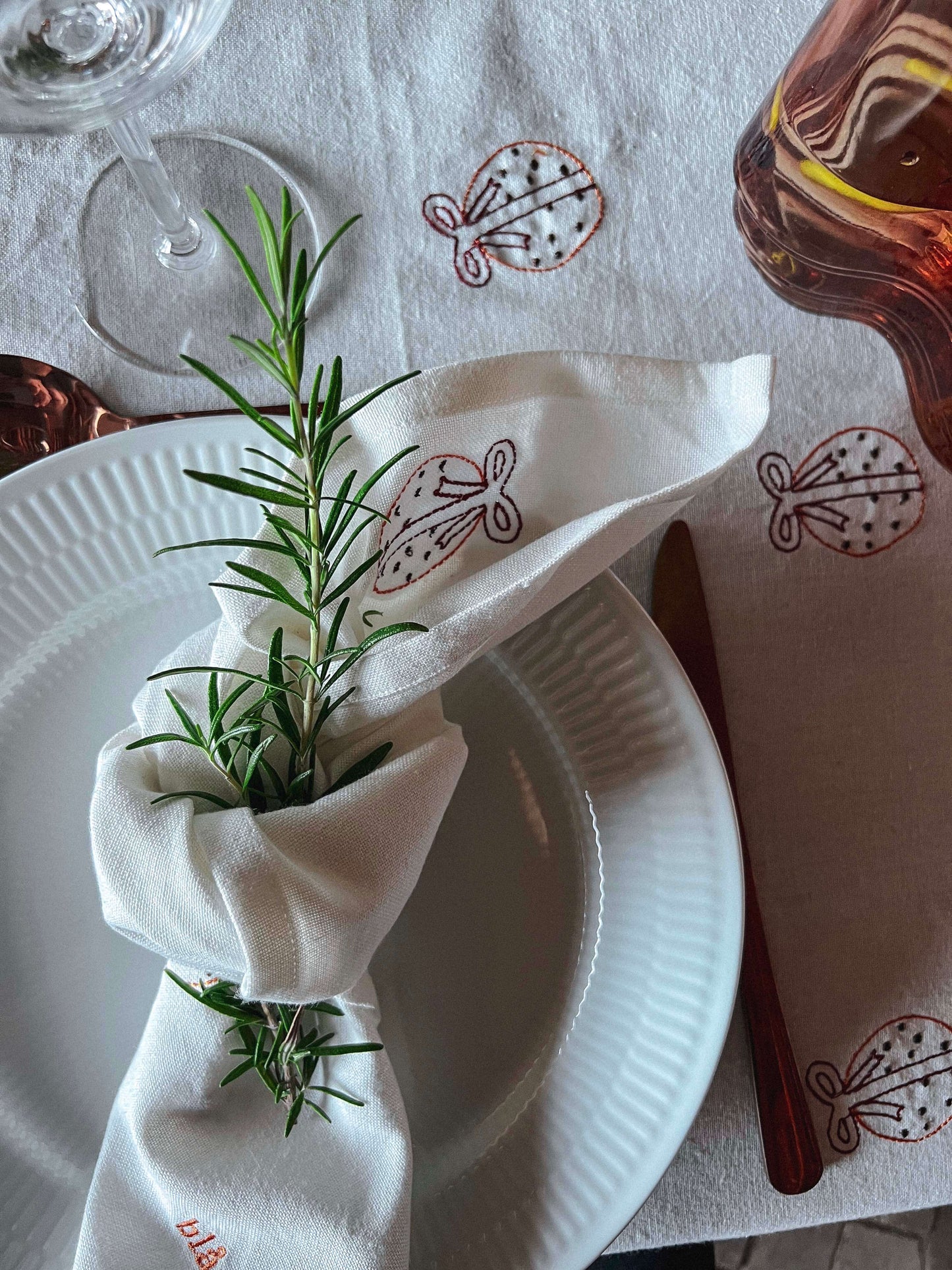 Oranges Cloth Napkins (2-pack)