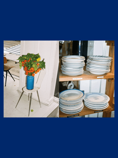 Detaljebillede af Atelier September kogebogen, der tilbyder vegetariske opskrifter og sæsonbetonede retter fra den ikoniske restaurant i København.
