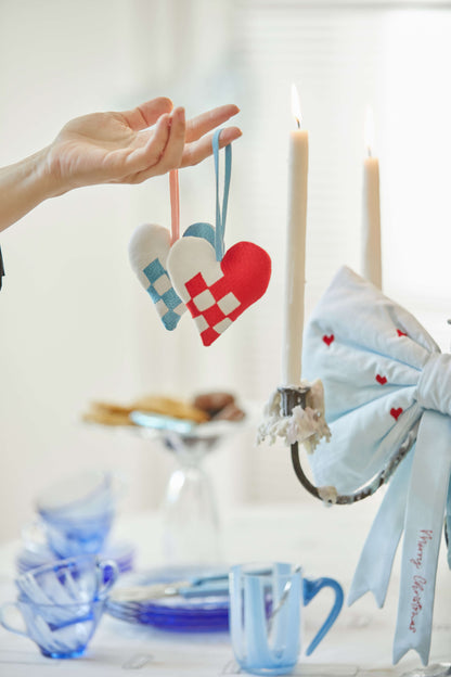 Broderede Julehjerter