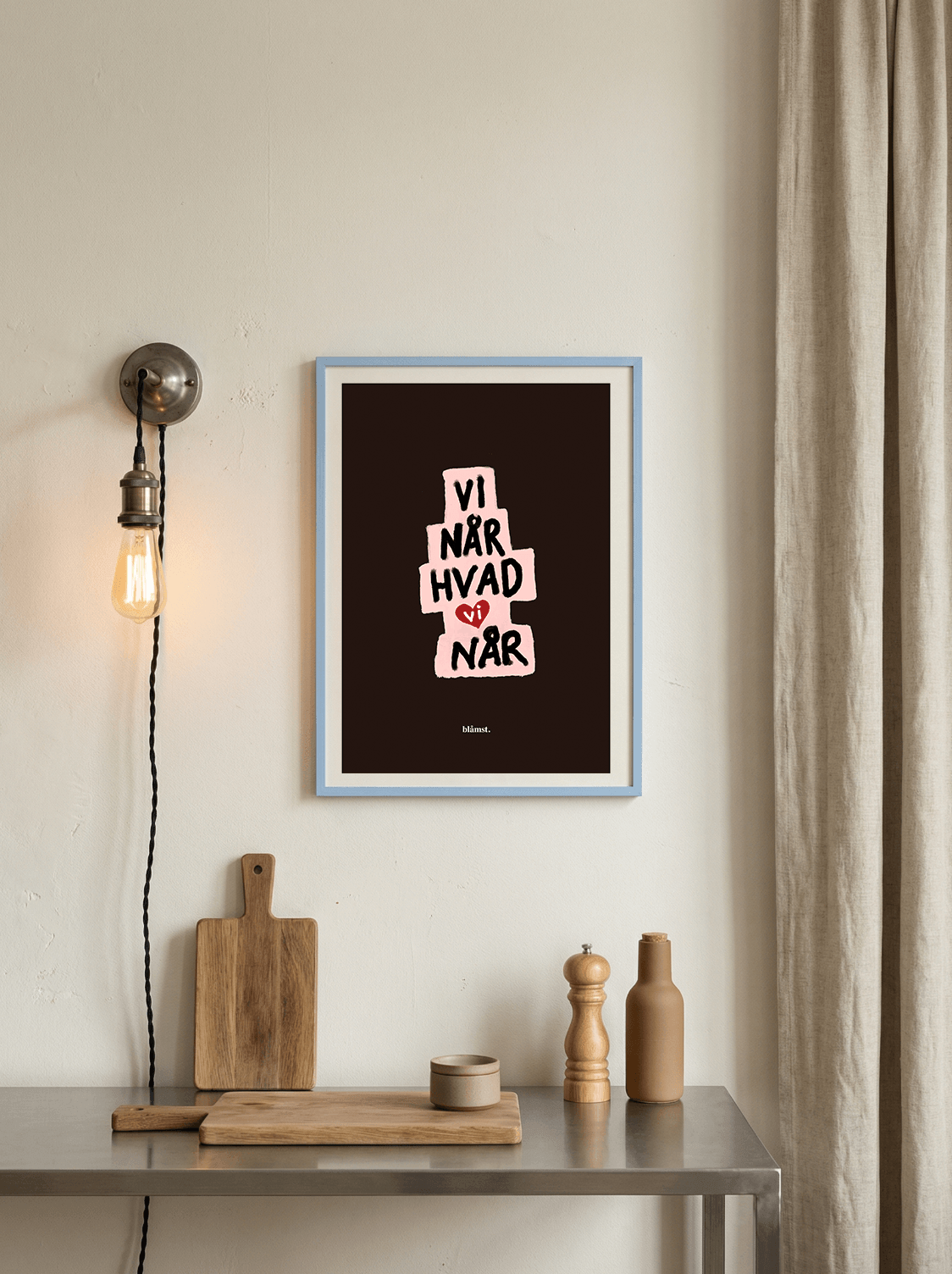 Blåmst Plakat - Vi når, hvad vi når