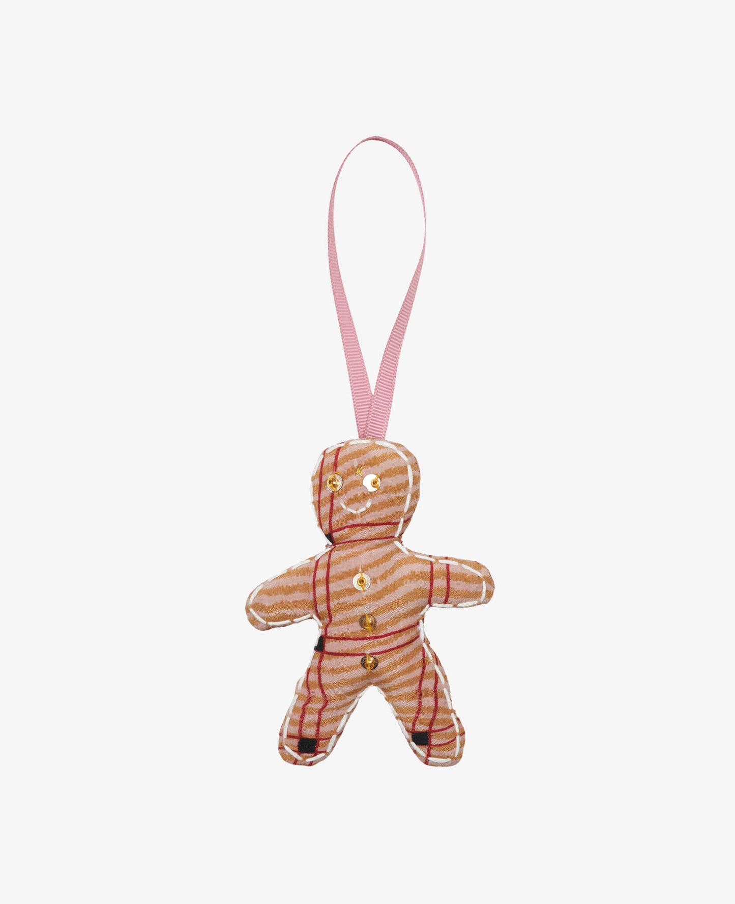 Gingerbread Silk Ornament