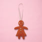 Gingerbread Women Silk Ornament