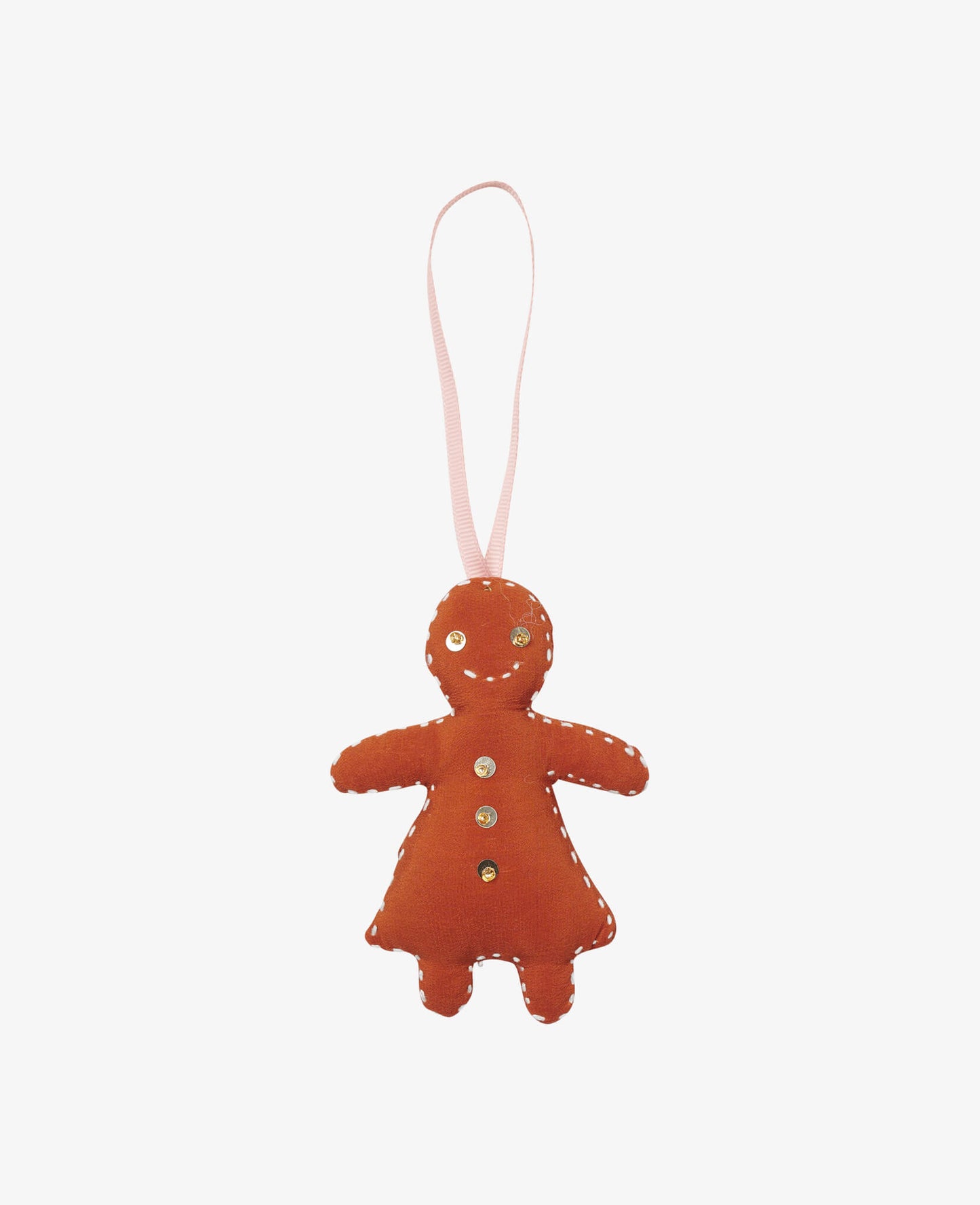 Gingerbread Women Silk Ornament