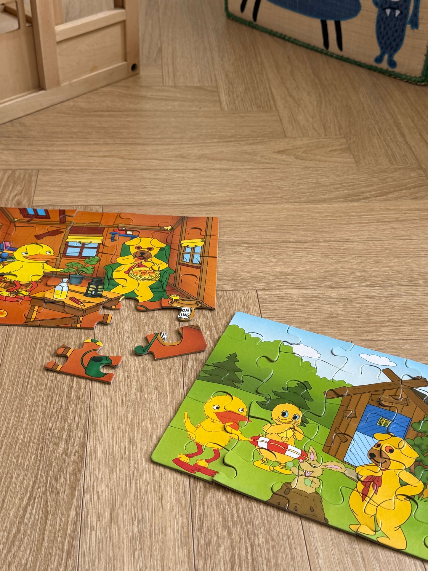 Bamse & Kylling puslespil – 2 i 1