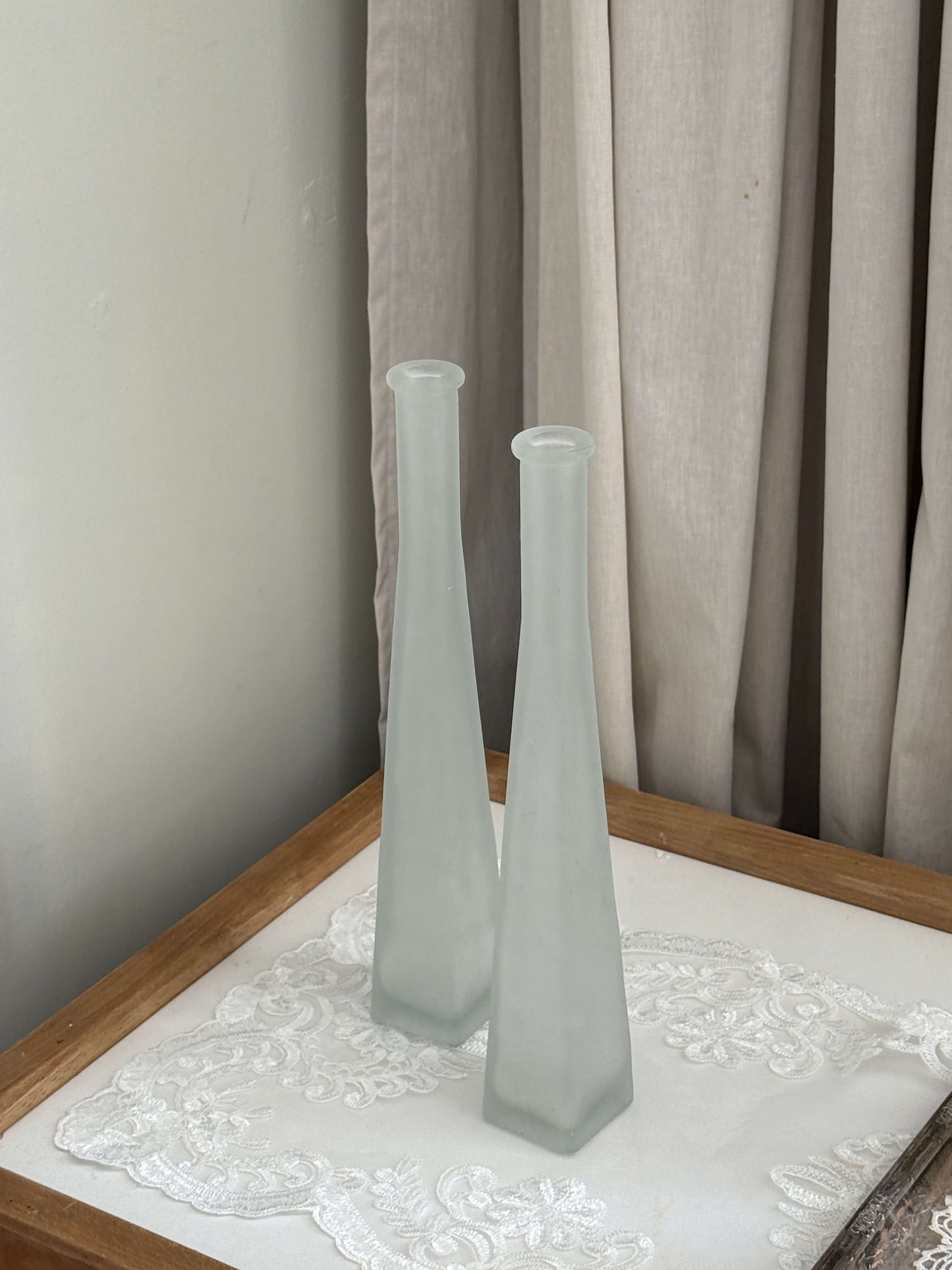 Matterede glasvaser