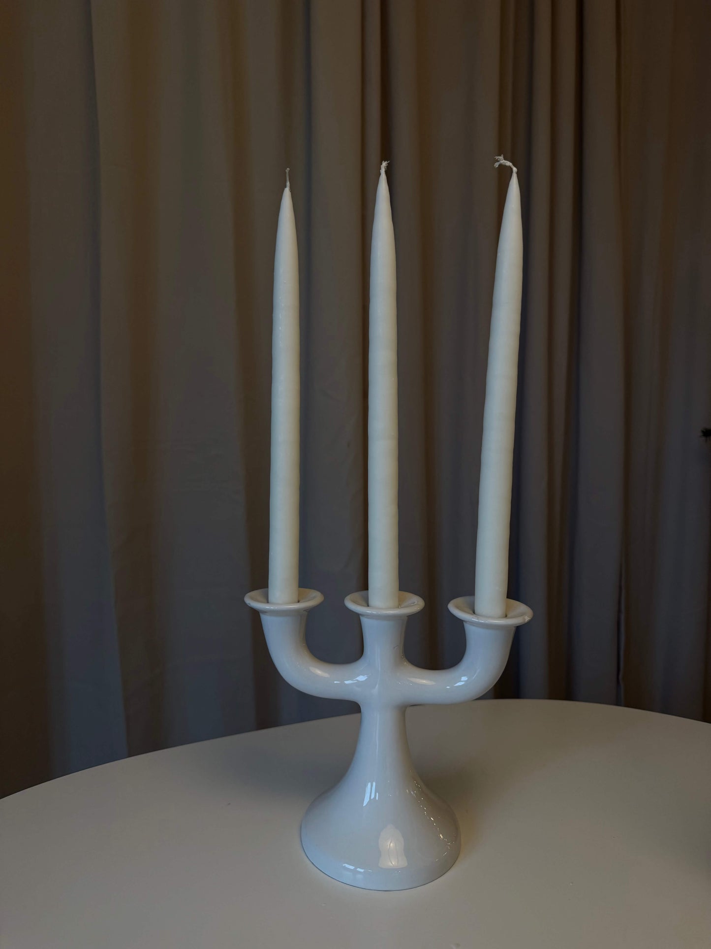 Trehovedet lysestage