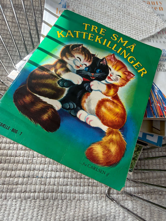 Tre små kattekillinger – nostalgisk børnebog