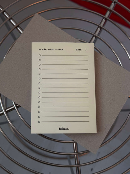 To-do Liste / A6 / 100 ark