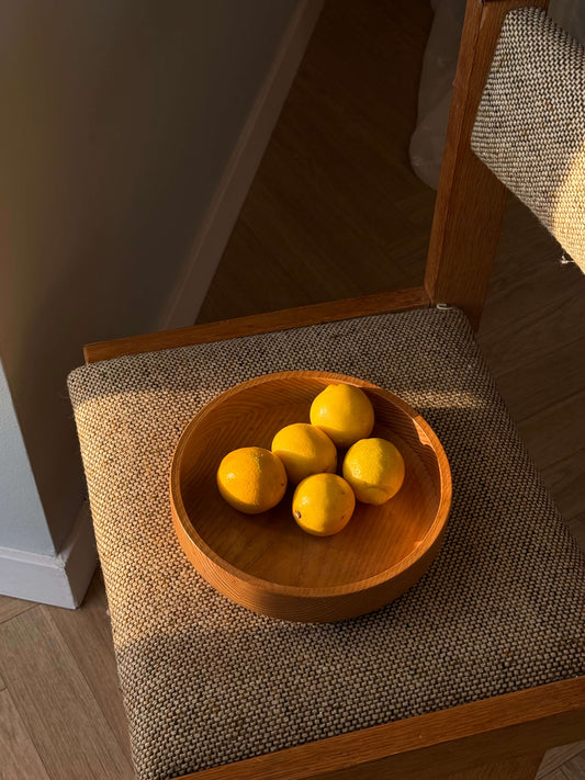 Træskål til servering