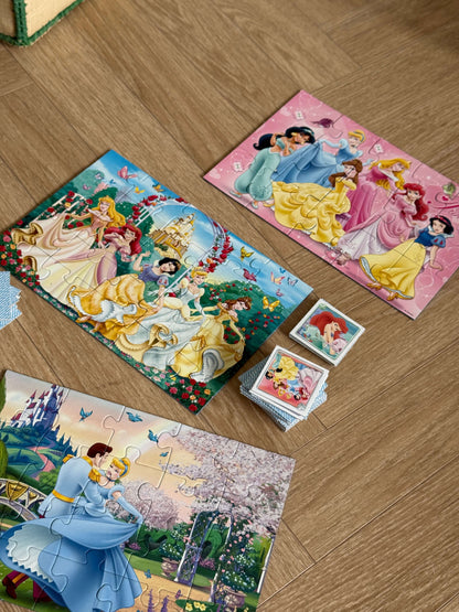Disney Prinsesse puslespil og vendespil