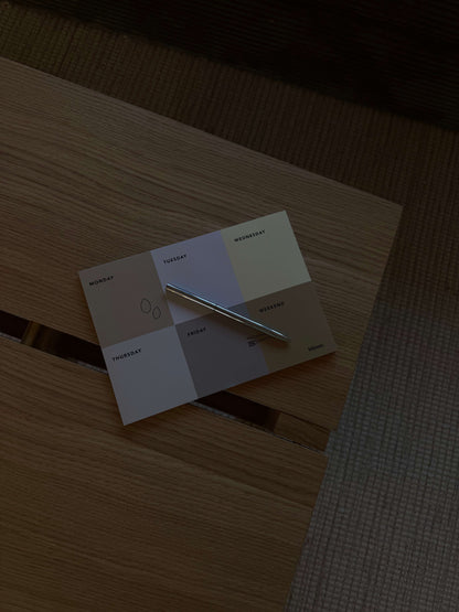 Madplan Liste / A5 / 52 ark