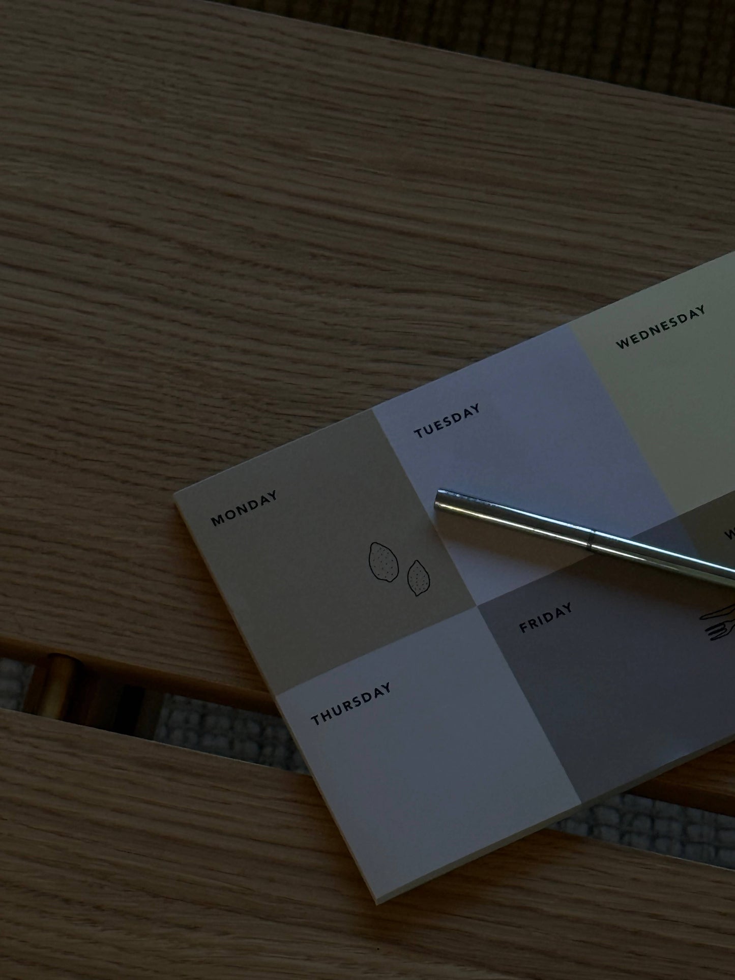 Madplan Liste / A5 / 52 ark