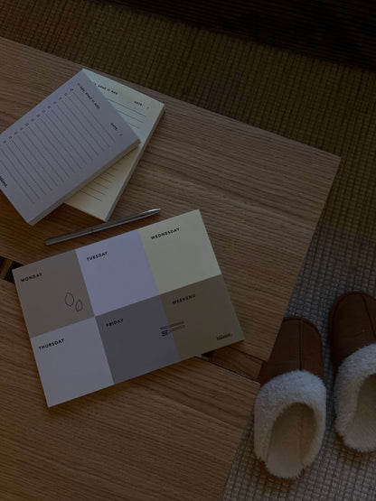 Madplan Liste / A5 / 52 ark