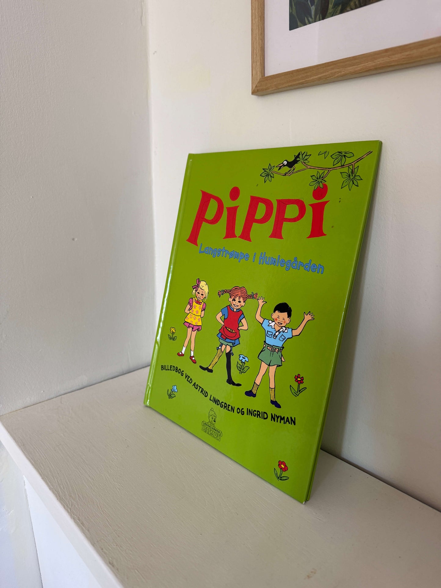 Pippi Langstrømpe i Humlegården bog