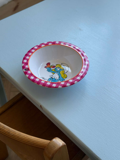 Smølfeline skål
