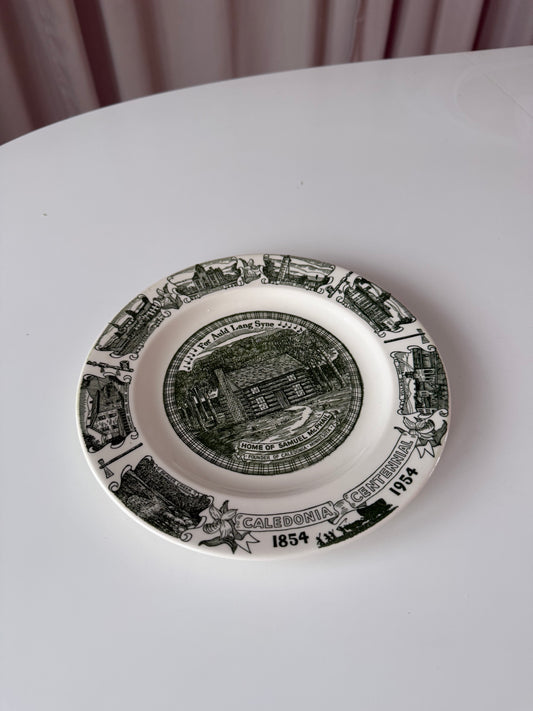 Middagstallerken i engelsk porcelæn