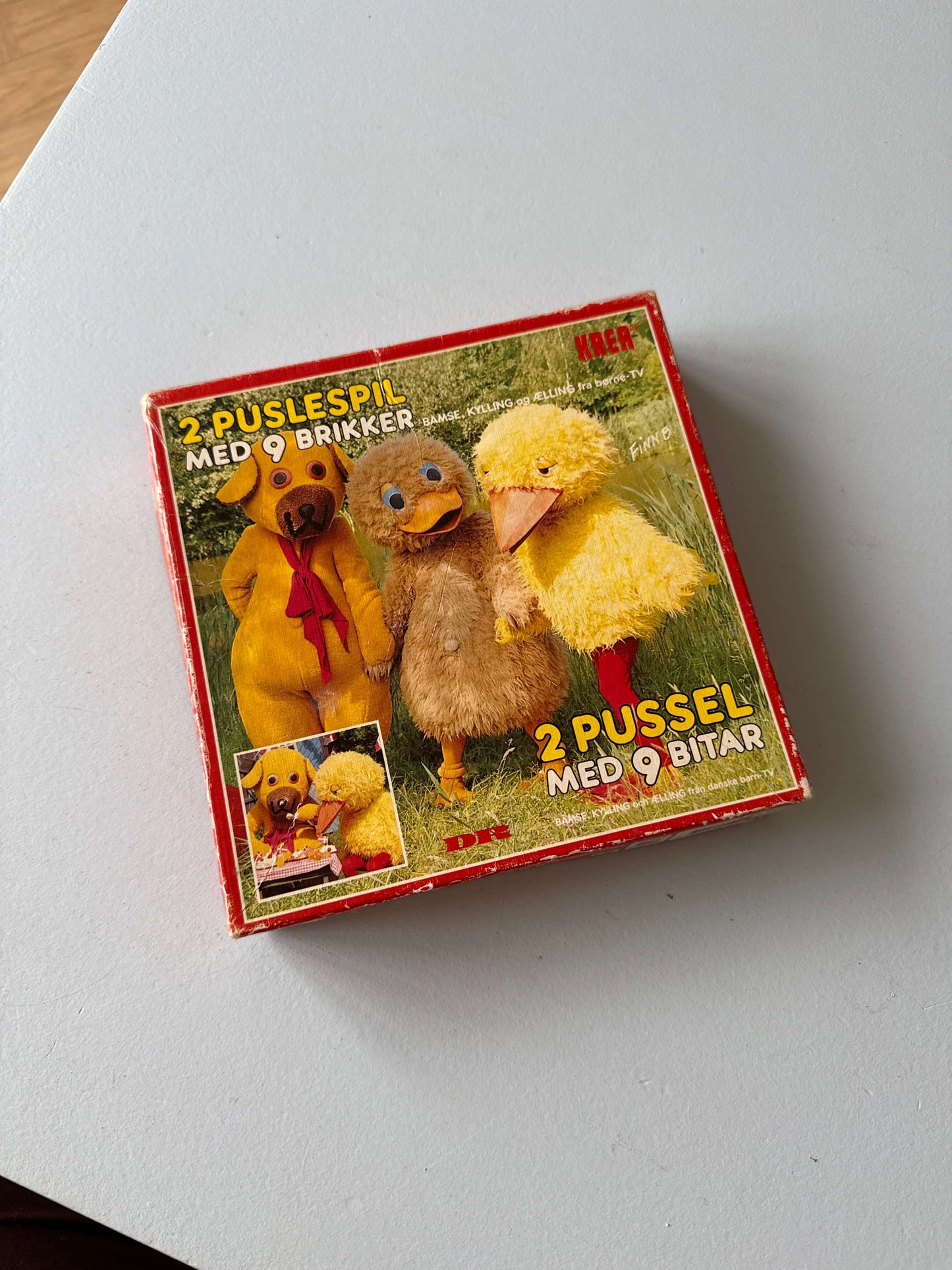 Bamse, Kylling og Ælling 2-i-1 puslespil