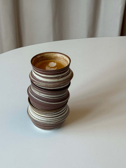 Marmoreret Kantet Kop