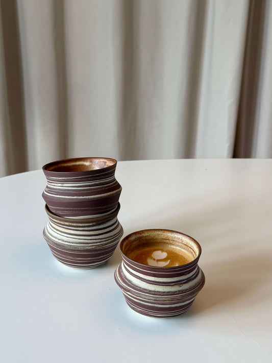 Marmoreret Kantet Kop