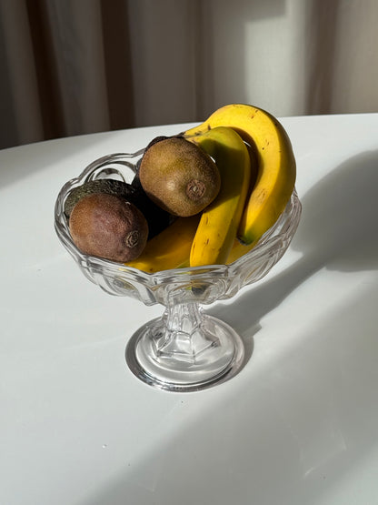 Stor Glasskål på Piedestal