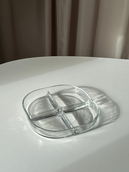 Glasfad med 4 inddelinger