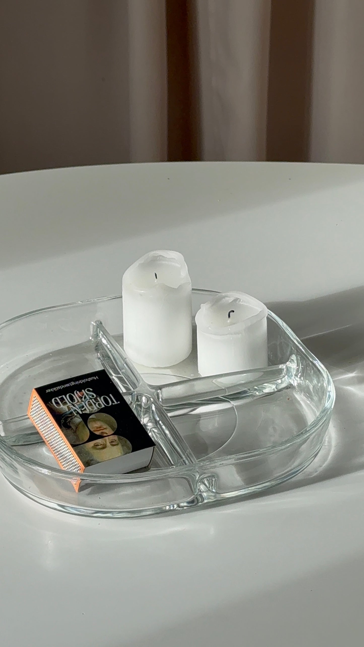 Glasfad med 4 inddelinger