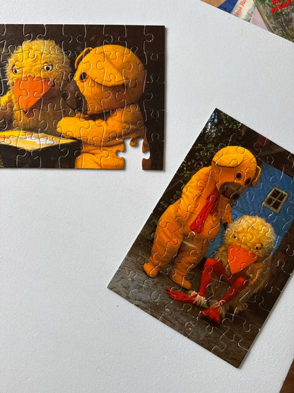 Bamse og Kylling 2-i-1 puslespil
