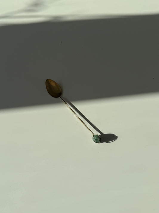 Guldske med snoet skaft