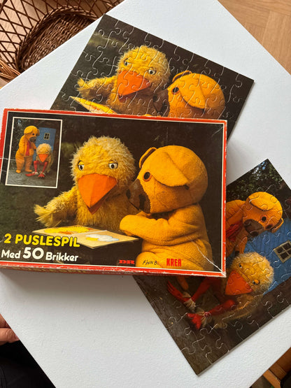 Bamse og Kylling 2-i-1 puslespil