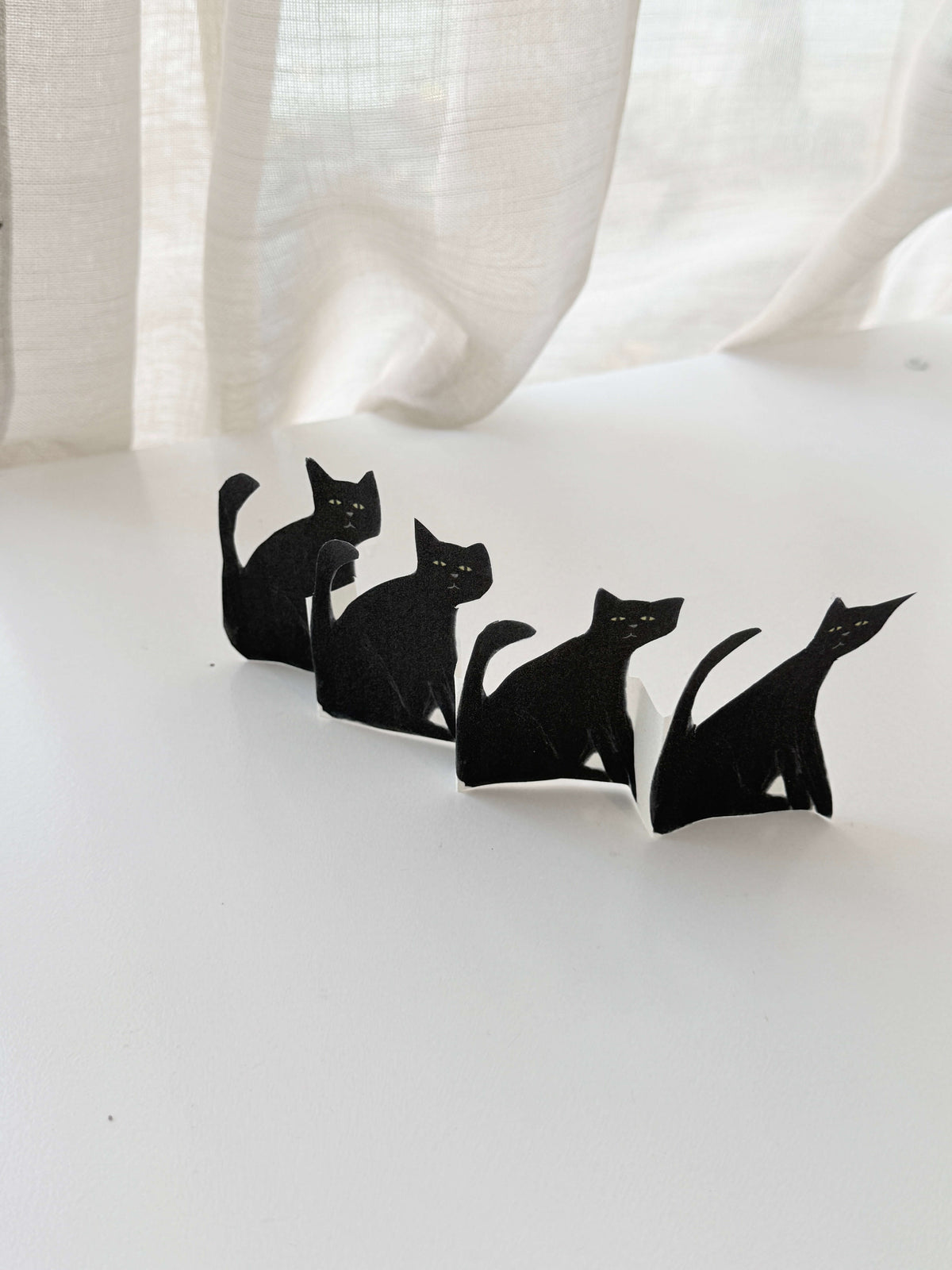 Halloween Katte på række (PRINT-IT)