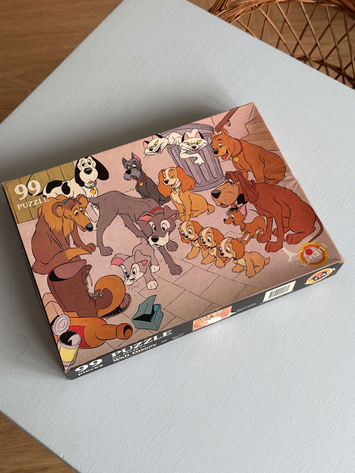 Lady og Vagabonden puslespil – 99 brikker