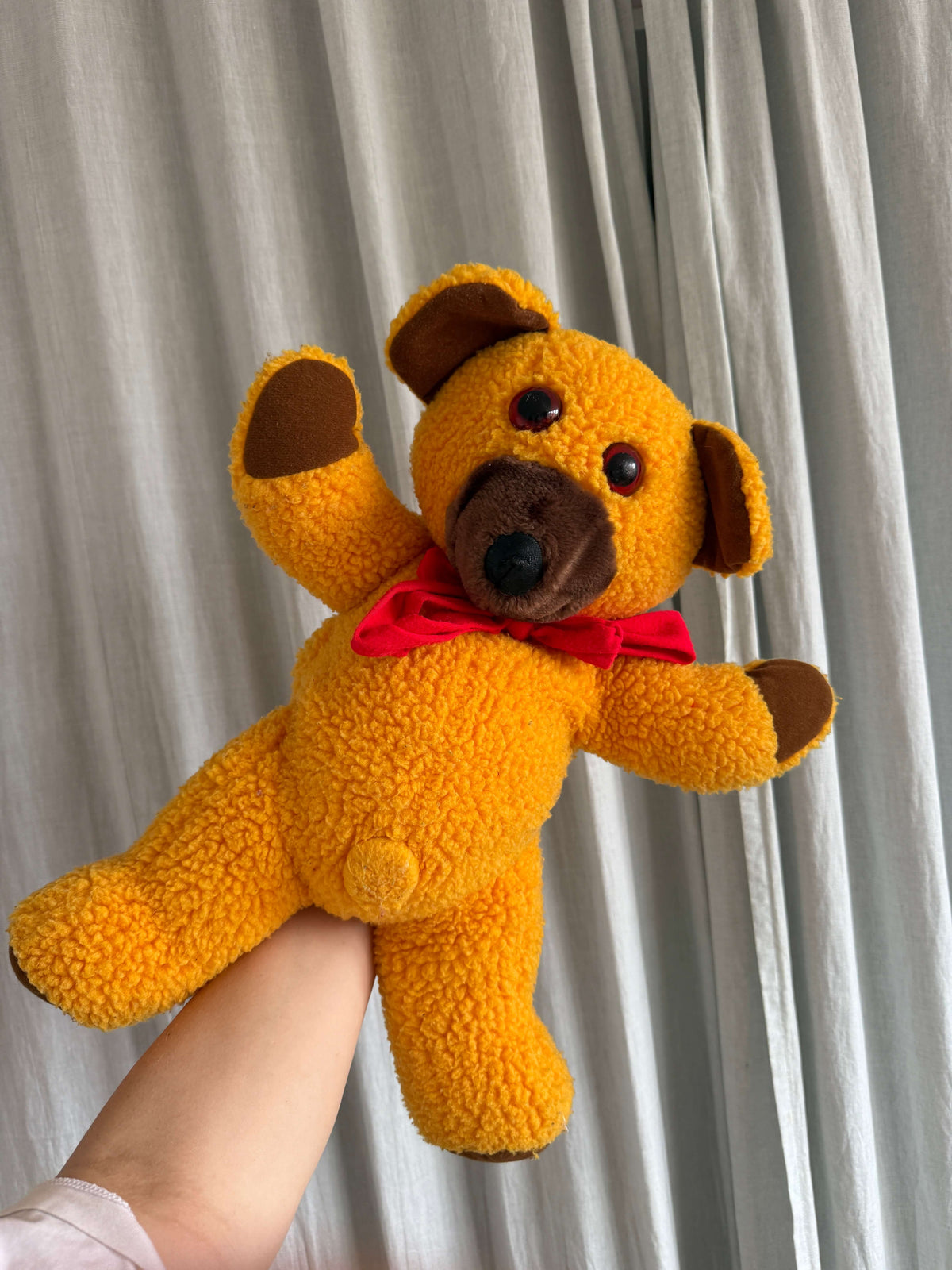 Stor Bamse hånddukke