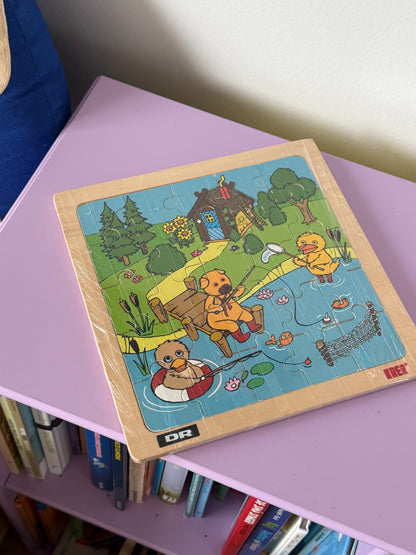 Bamse, Kylling og Ælling træpuslespil – 25 brikker