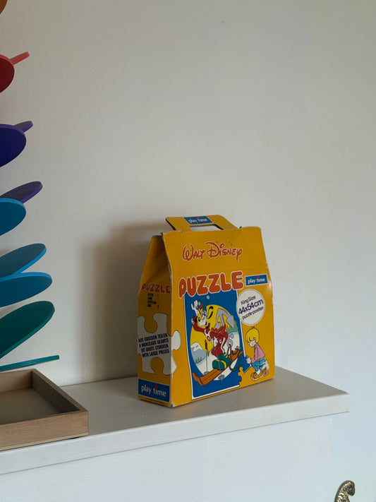Retro Disney puslespil med Fedtmule – Blåmst Børn