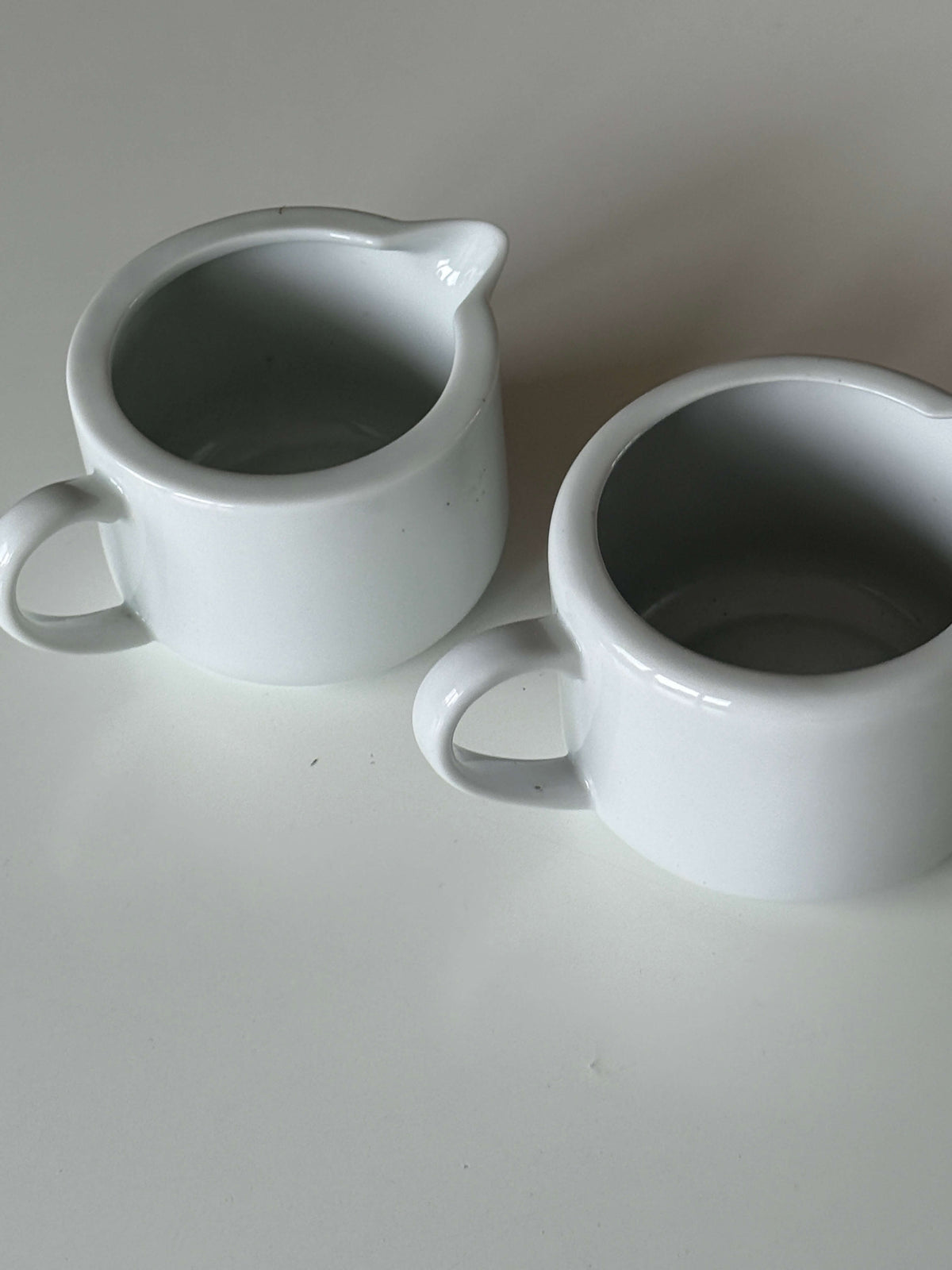 Hvid porcelænskande