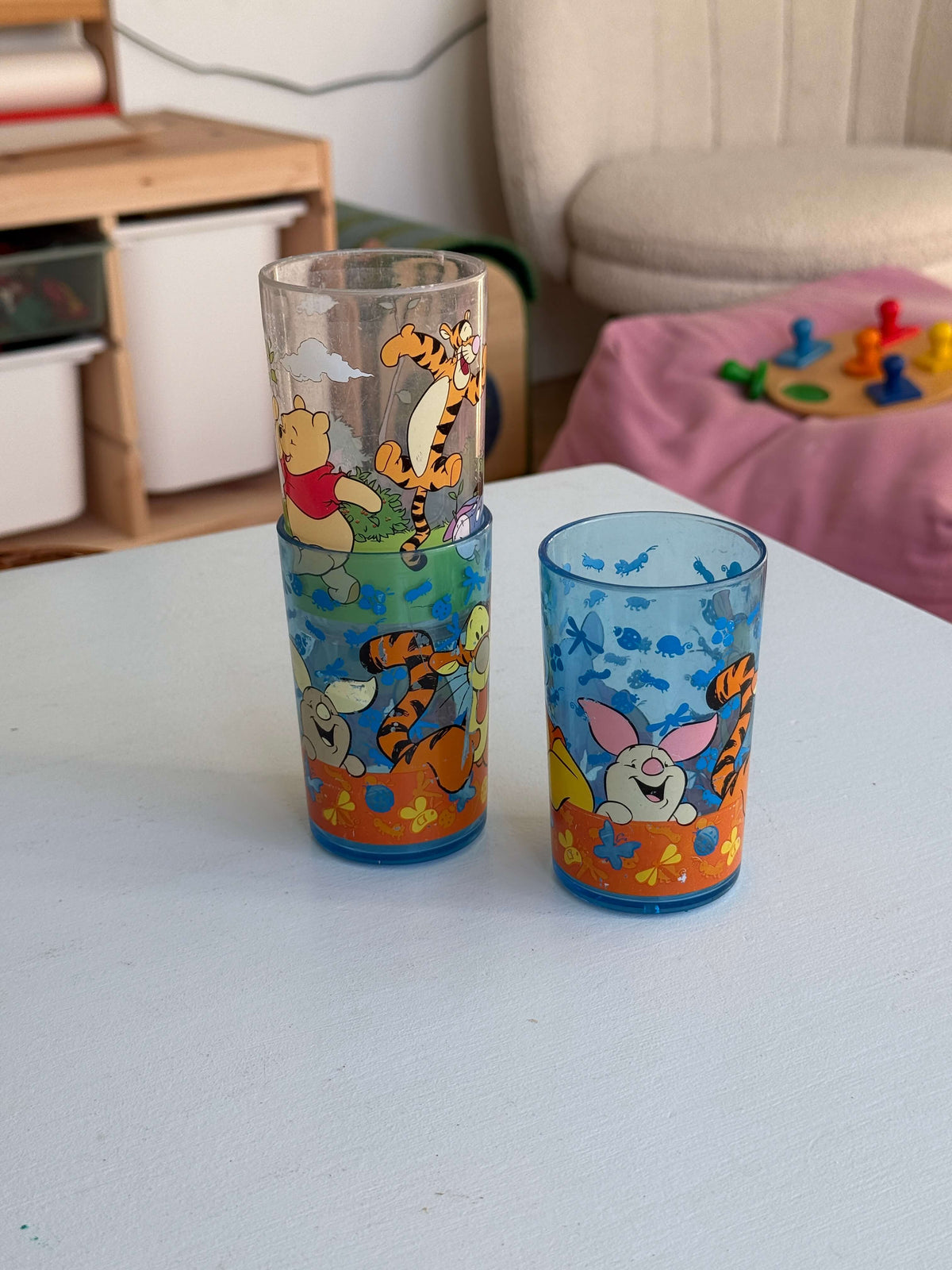 Peter Plys og vennerne plastglas